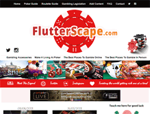 Tablet Screenshot of flutterscape.com